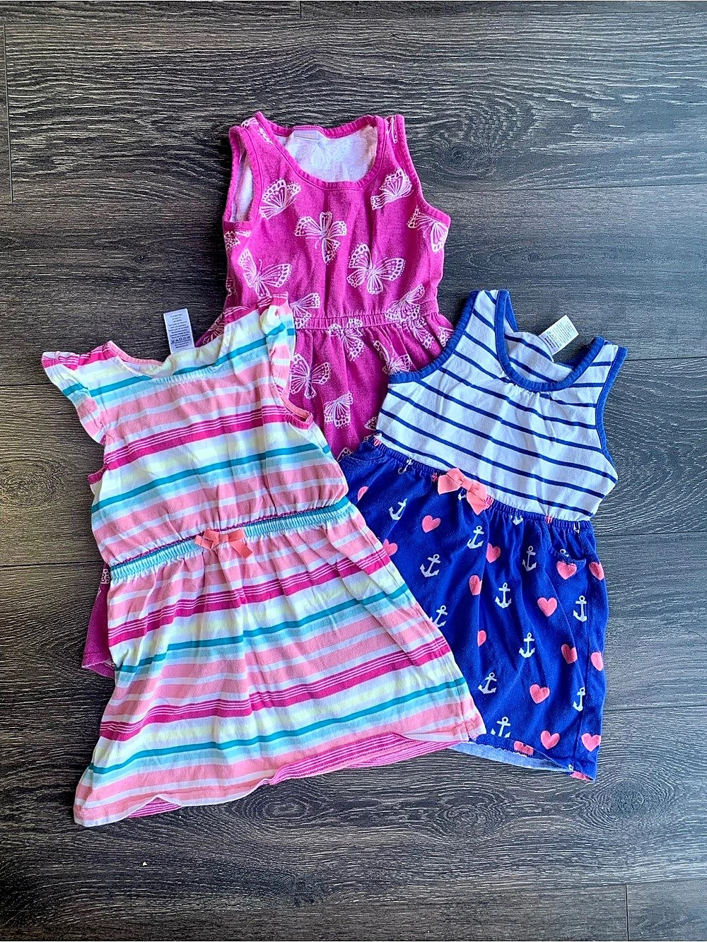 Gymboree Girls' Dresses Bundle Pink Blue Size 5